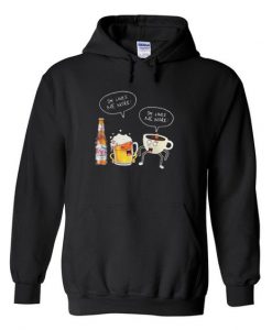 beer and coffee Hoodie SR28N