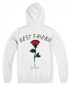 best friend rose Back hoodie FD29N